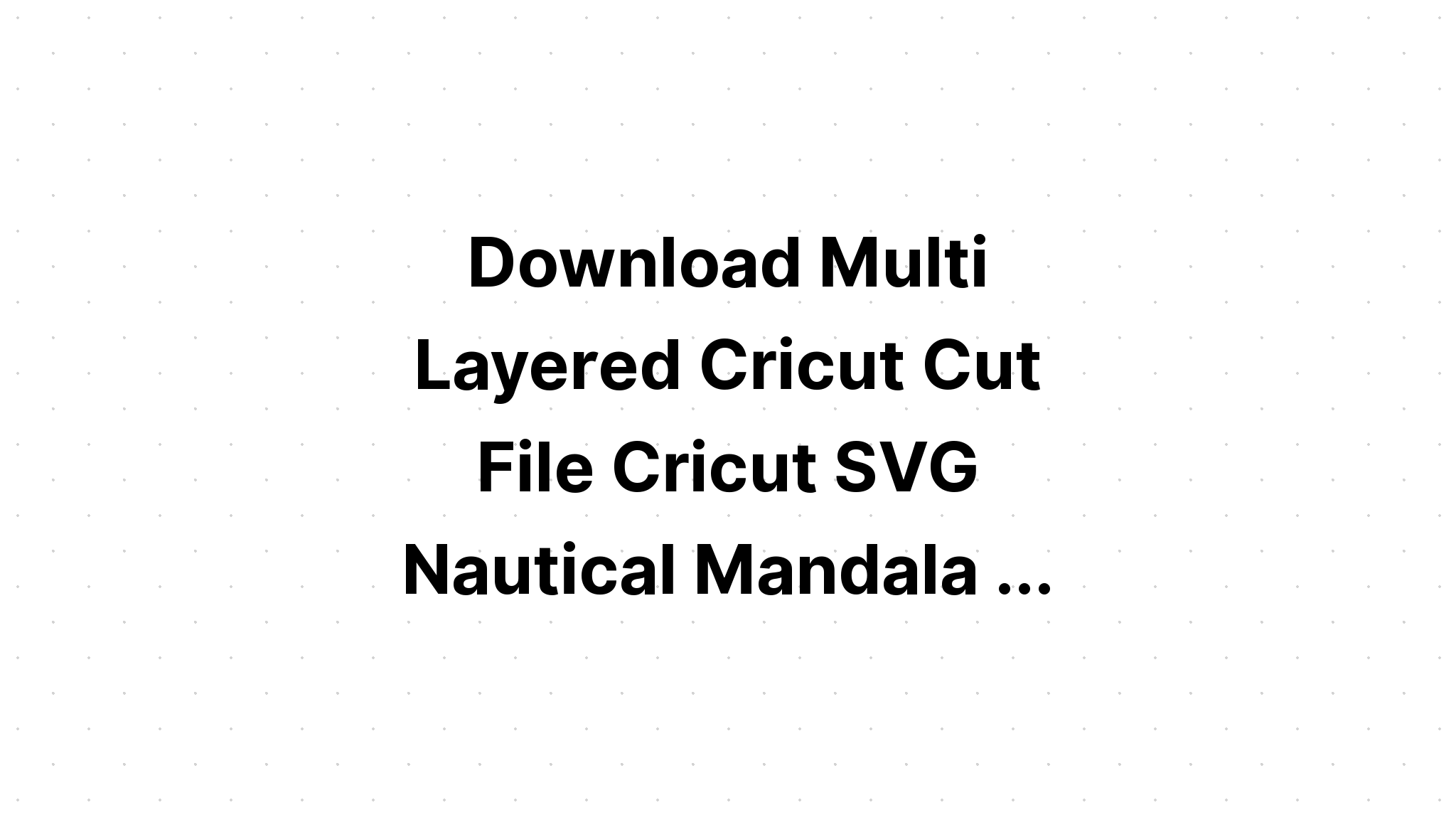 Download Multi Layered Rabbit Mandala Svg Free For Cricut - Layered SVG Cut File